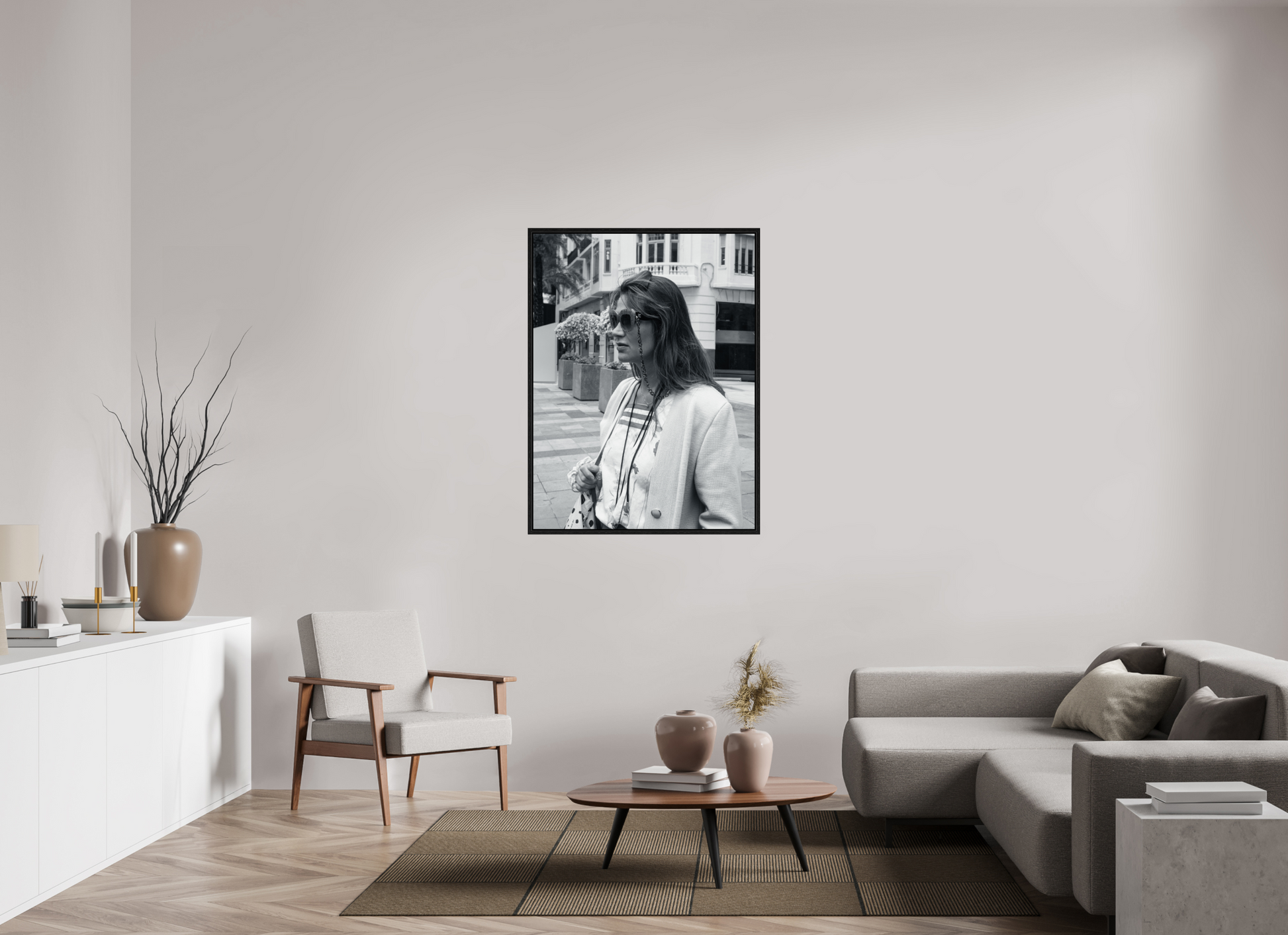 90 x 120 cm, Floater Frame Marjo