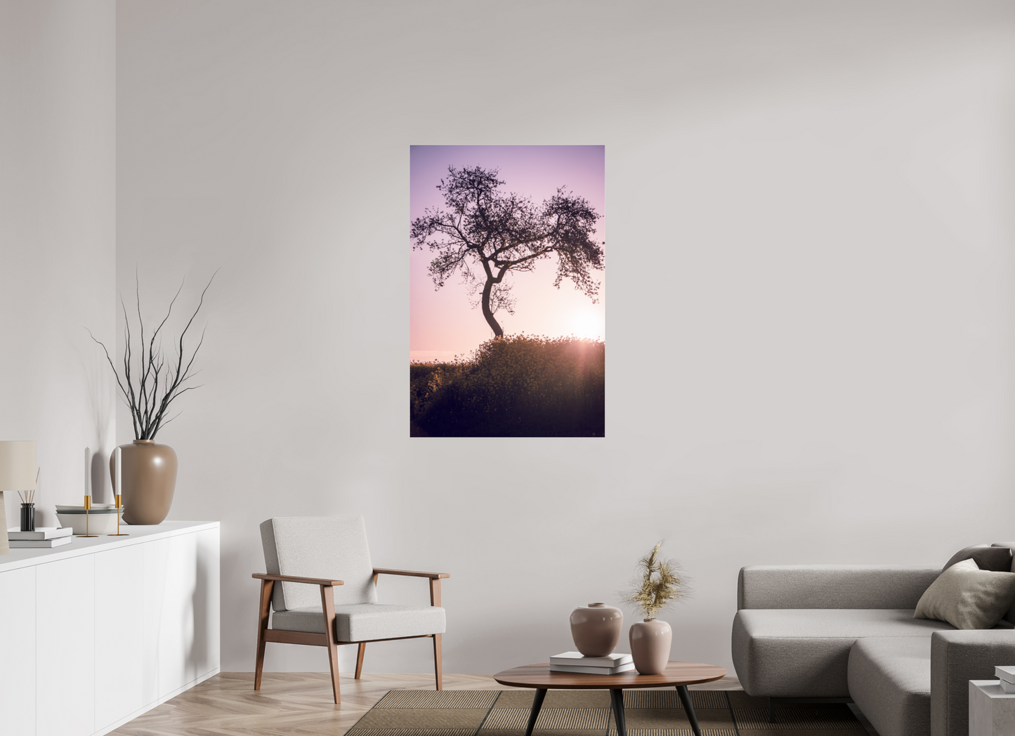 80 x 120 cm, Photo Print Under Acrylic Glass Silent Radiance