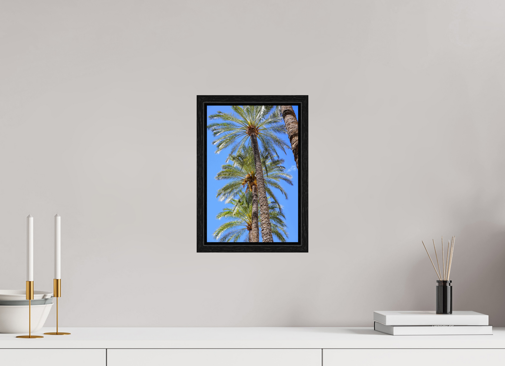 20 x 30 cm, Floater Frame Palmeras