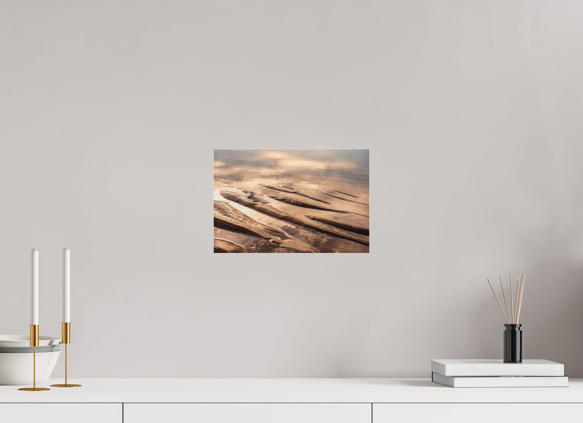 30 x 20 cm, Photo Print Under Acrylic Glass Sand ridge