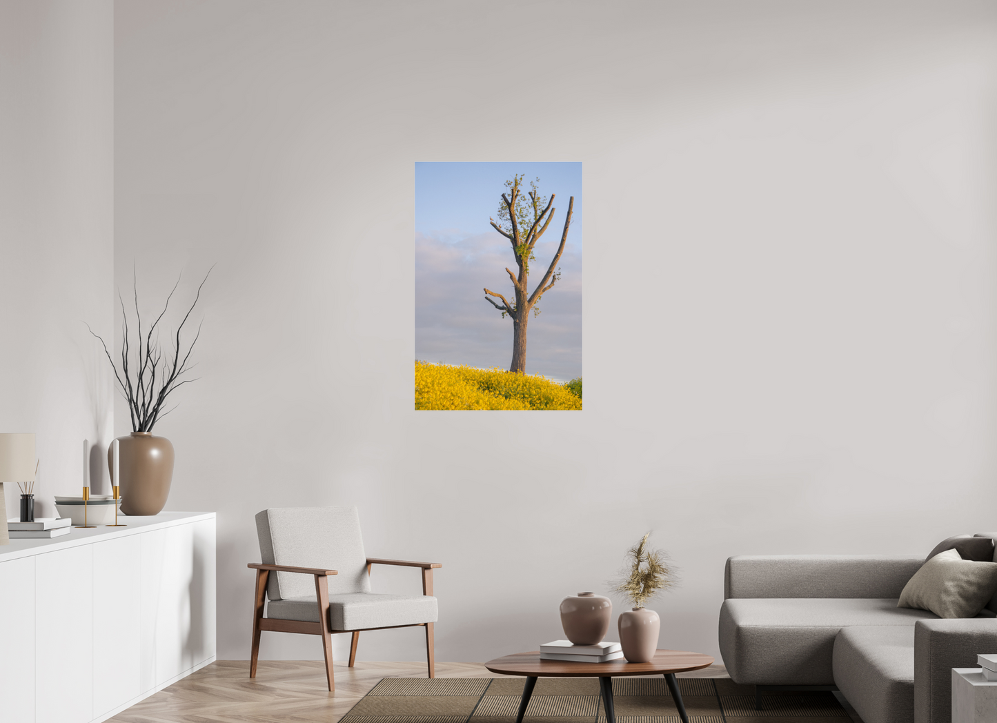 70 x 103,9 cm, Photo Print Under Acrylic Glass The Quiet Tree