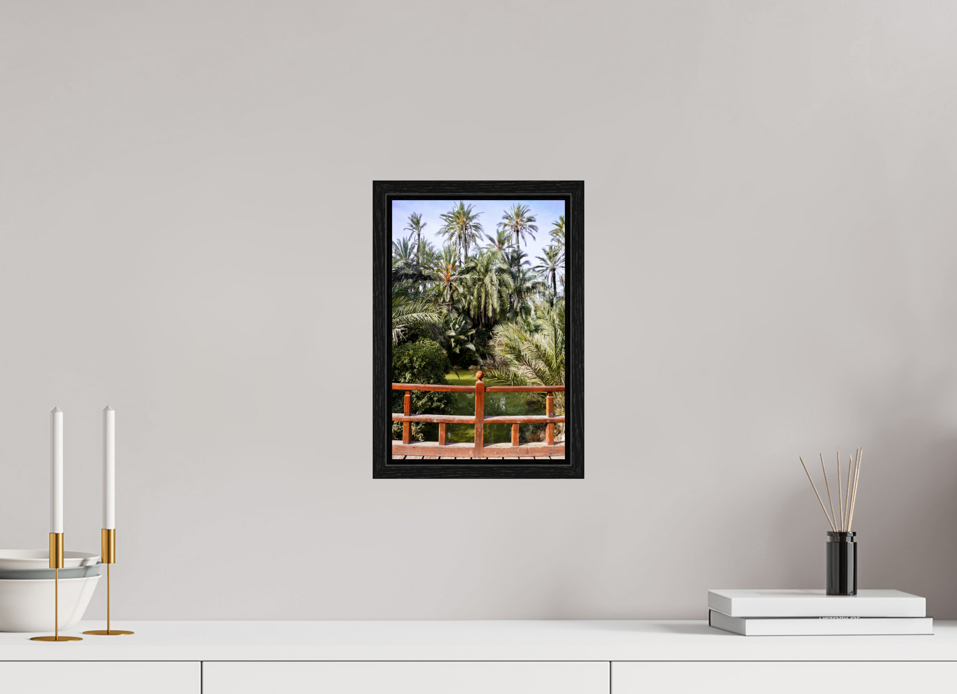 20 x 30 cm, Floater Frame Las Palmeras