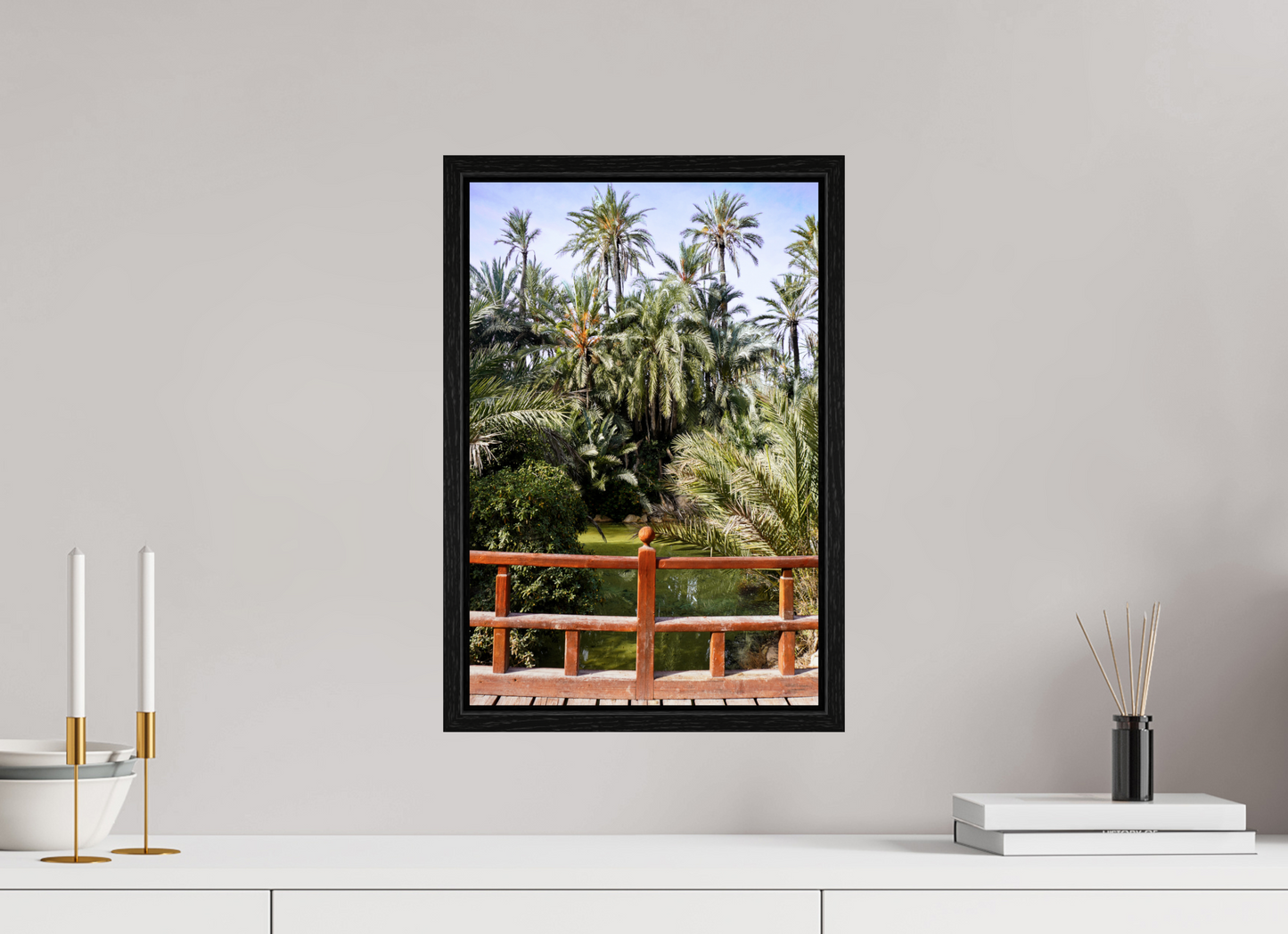 30 x 45 cm, Floater Frame Las Palmeras