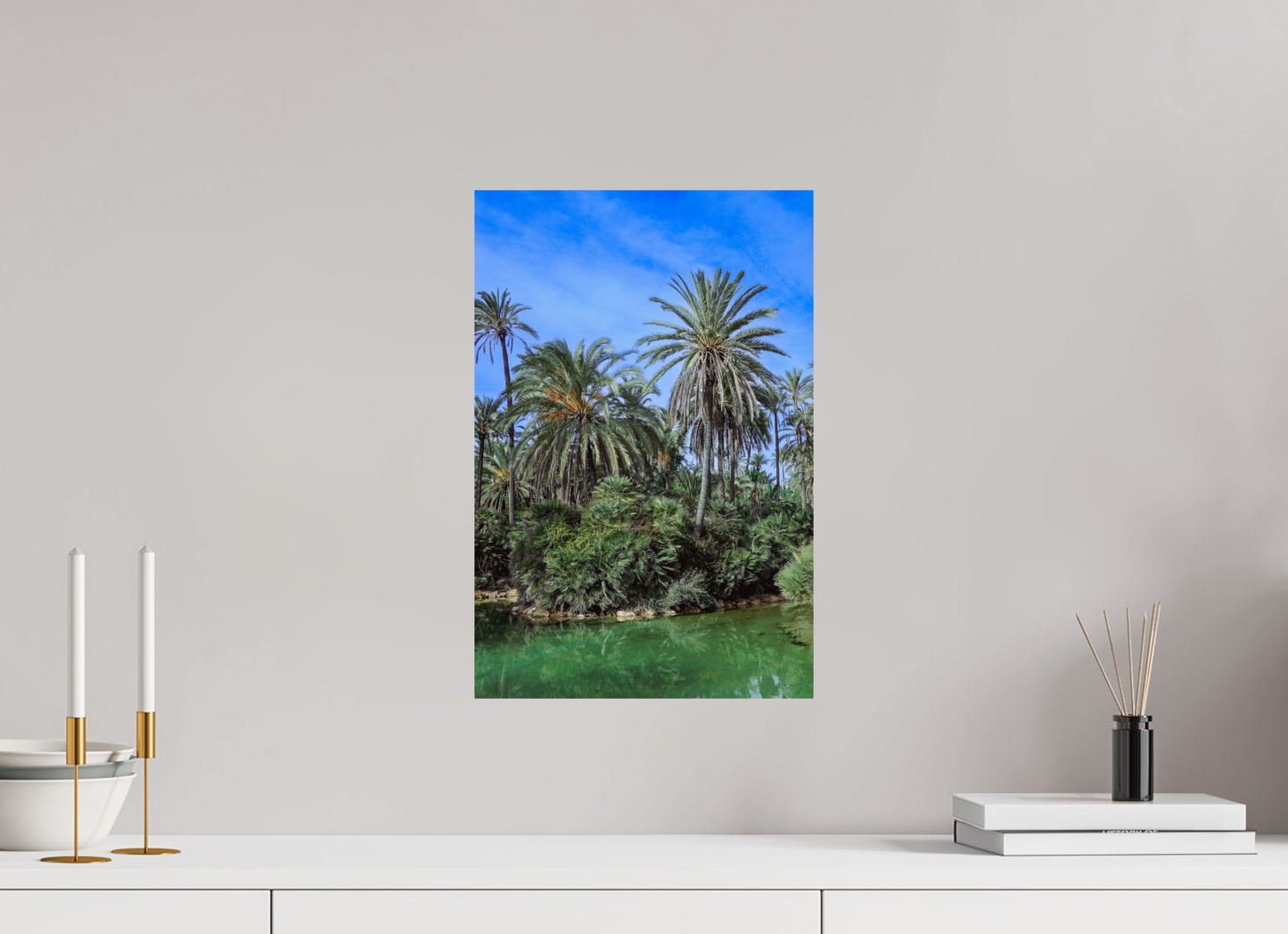 30 x 45 cm, Photo Print On Fuji Crystal DP II Las palmeras
