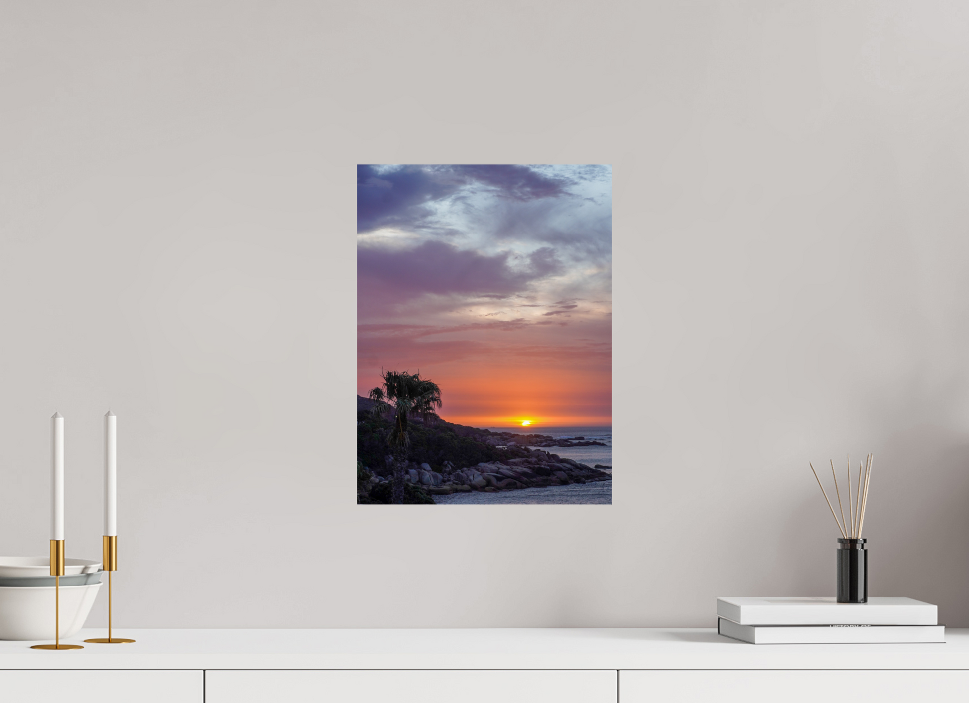 30 x 40 cm, Photo Print On Fuji Crystal DP II Sunset Camps Bay