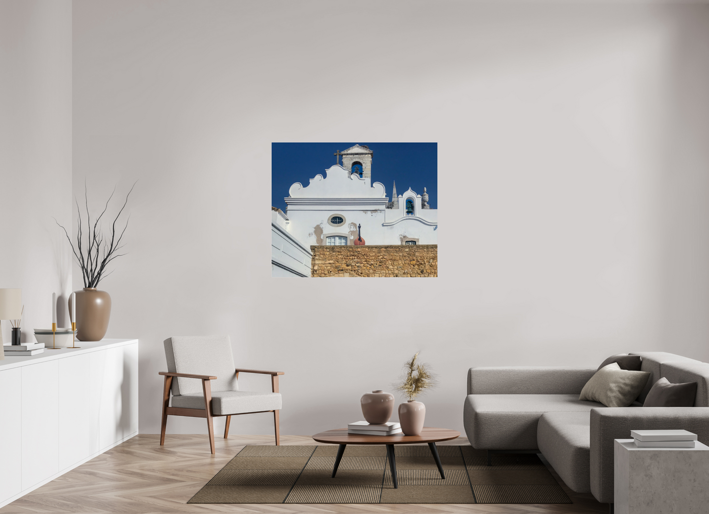122,8 x 100 cm, Photo Print Under Acrylic Glass Fado light