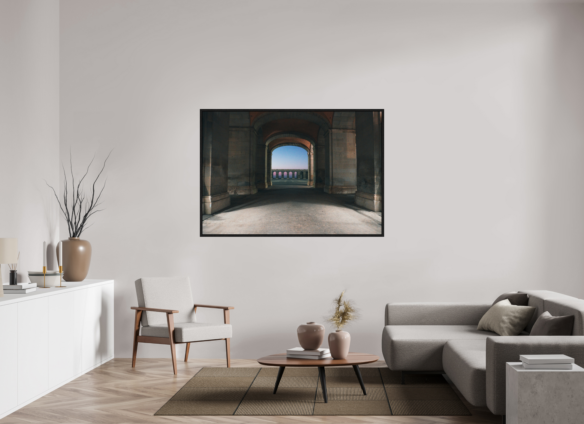 160,7 x 110 cm, Floater Frame Madrid