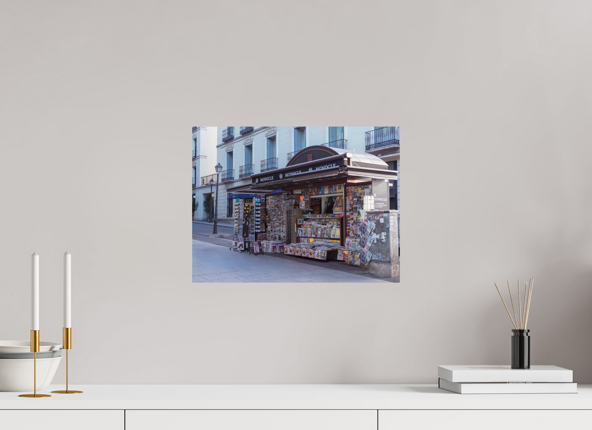 40 x 30 cm, Photo Print On Fuji Crystal DP II Corner stand Madrid