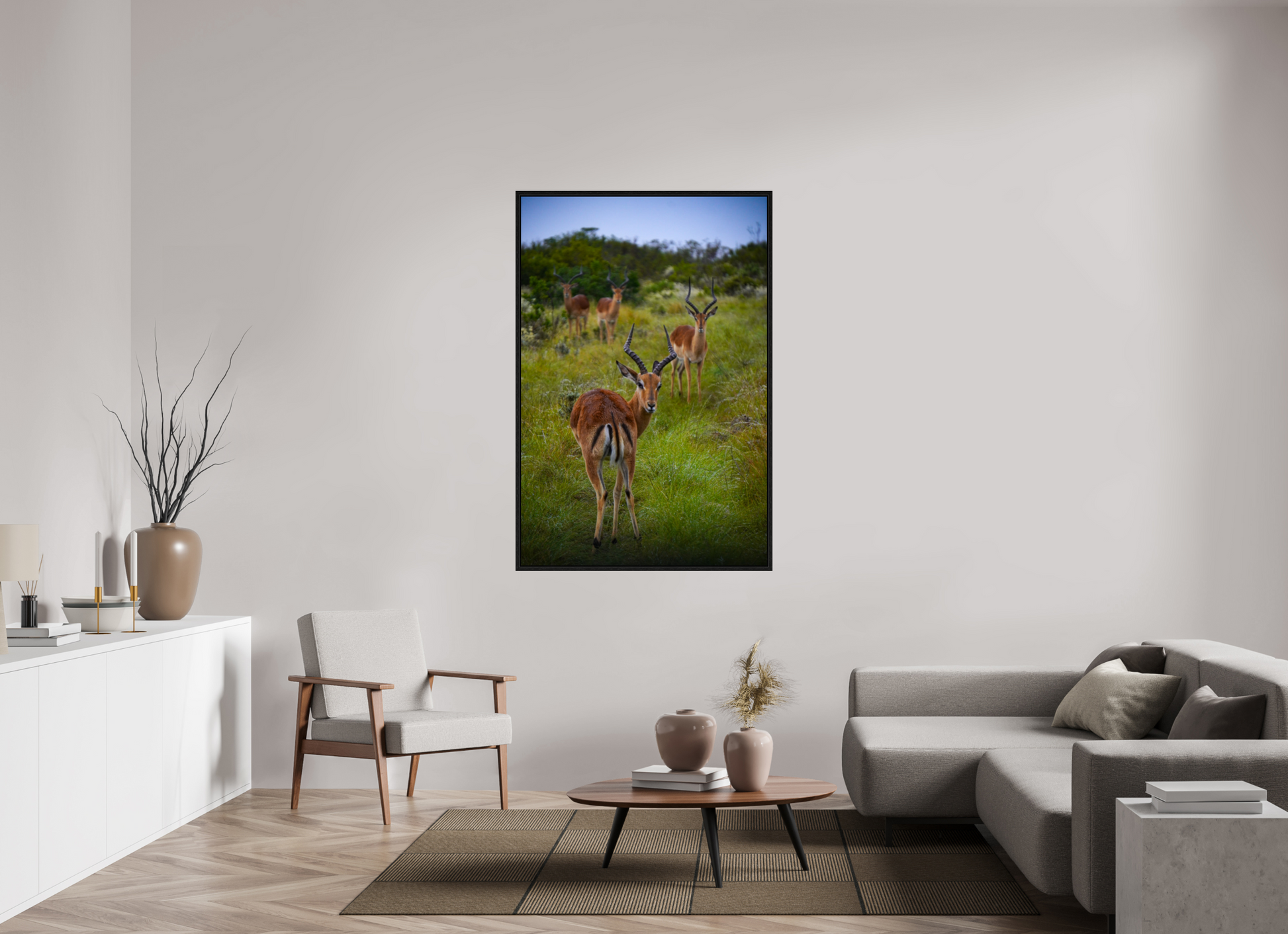 100 x 150 cm, Floater Frame Safari