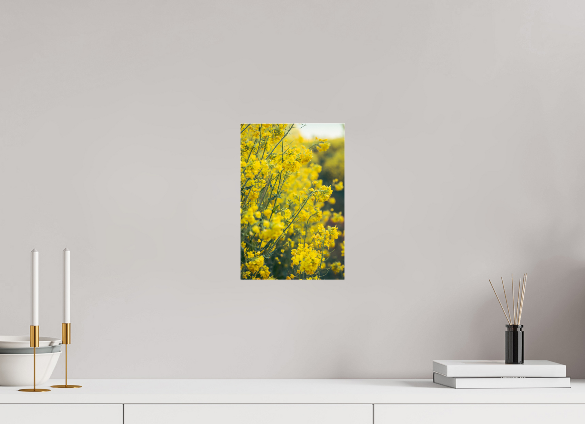 20 x 30 cm, Photo Print Under Acrylic Glass Golden Bloom