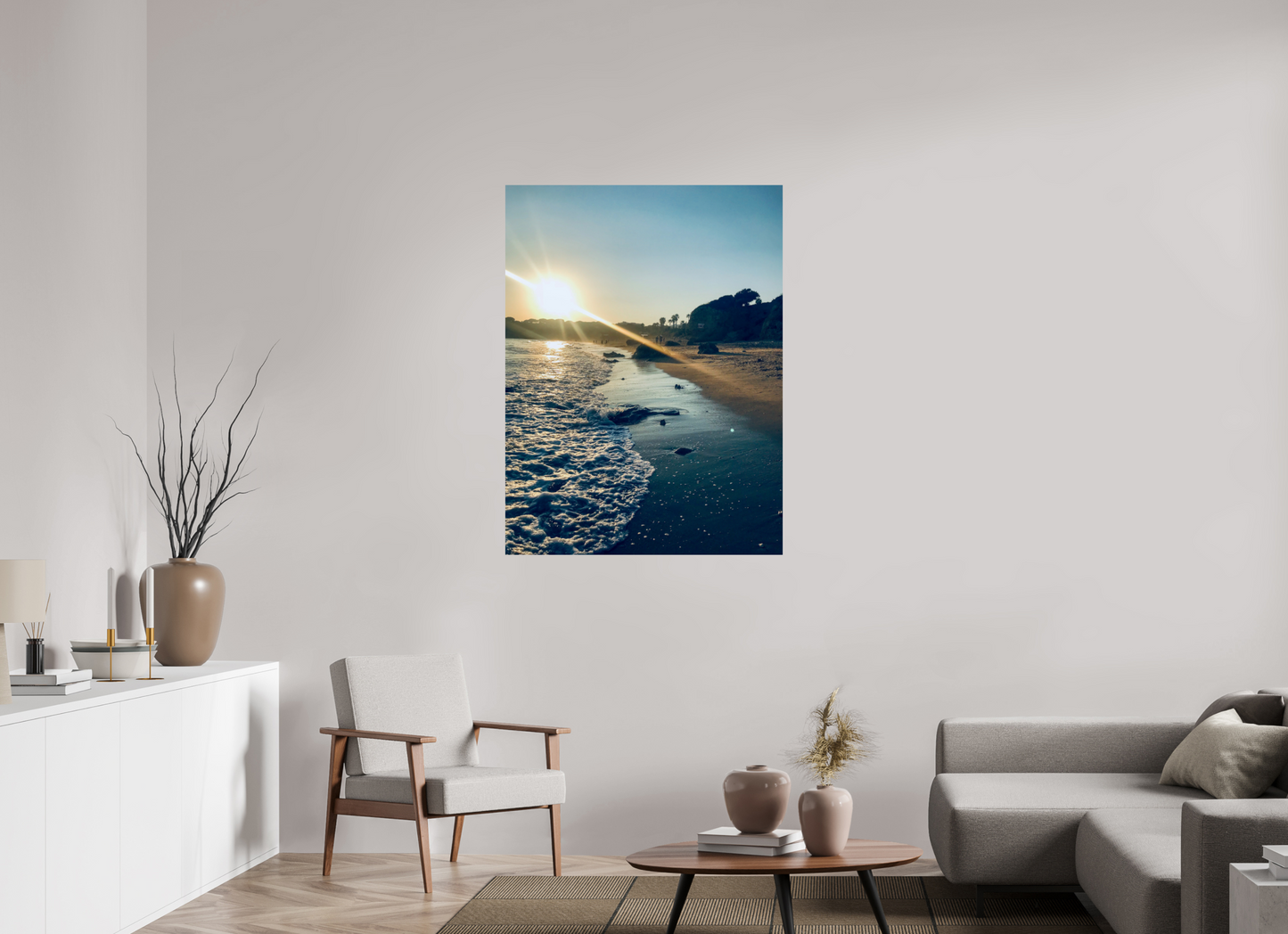 90 x 120 cm, Photo Print On Fuji Crystal DP II Algarve sunset