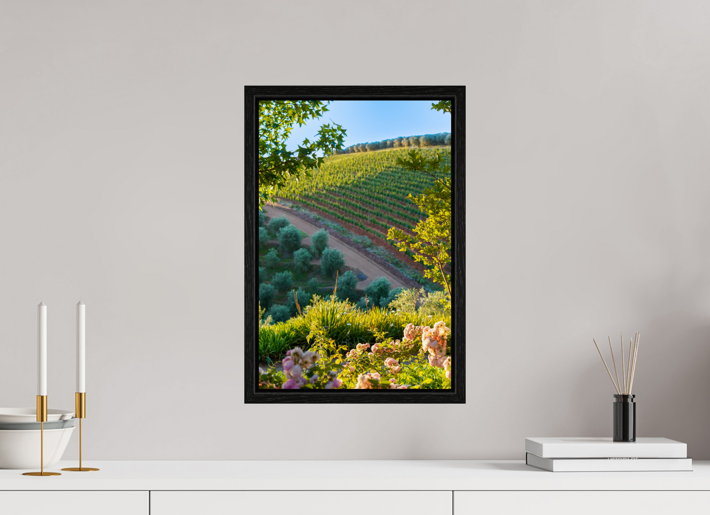 30 x 45 cm, Floater Frame Stellenbosch fields