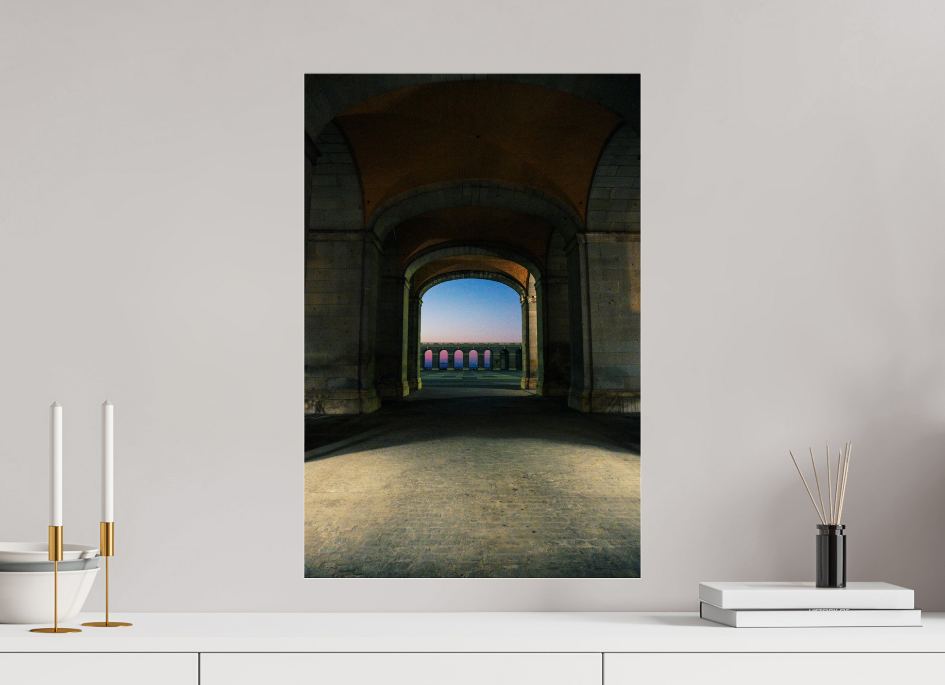 40 x 60 cm, Photo Print Under Acrylic Glass Madrid view