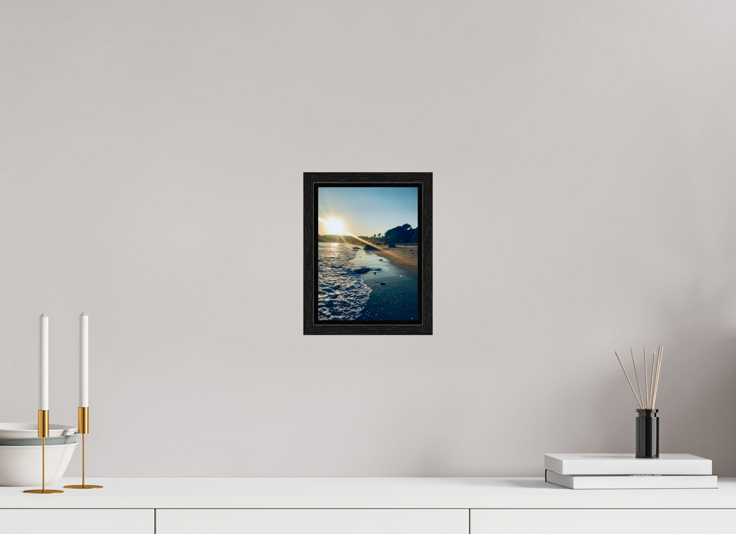 15 x 20 cm, Floater Frame Algarve sunset