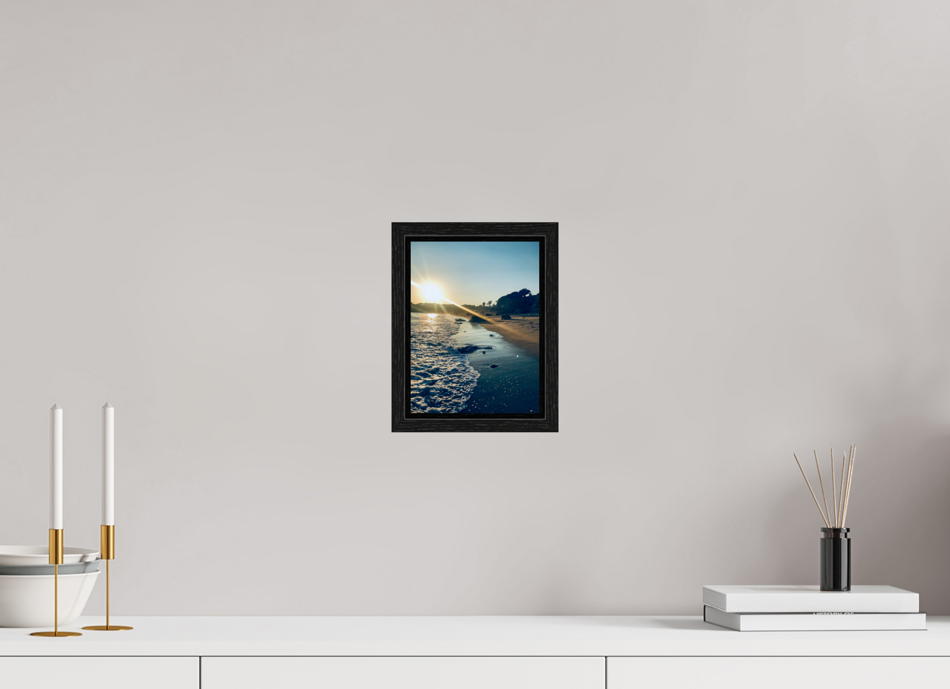 15 x 20 cm, Floater Frame Algarve sunset