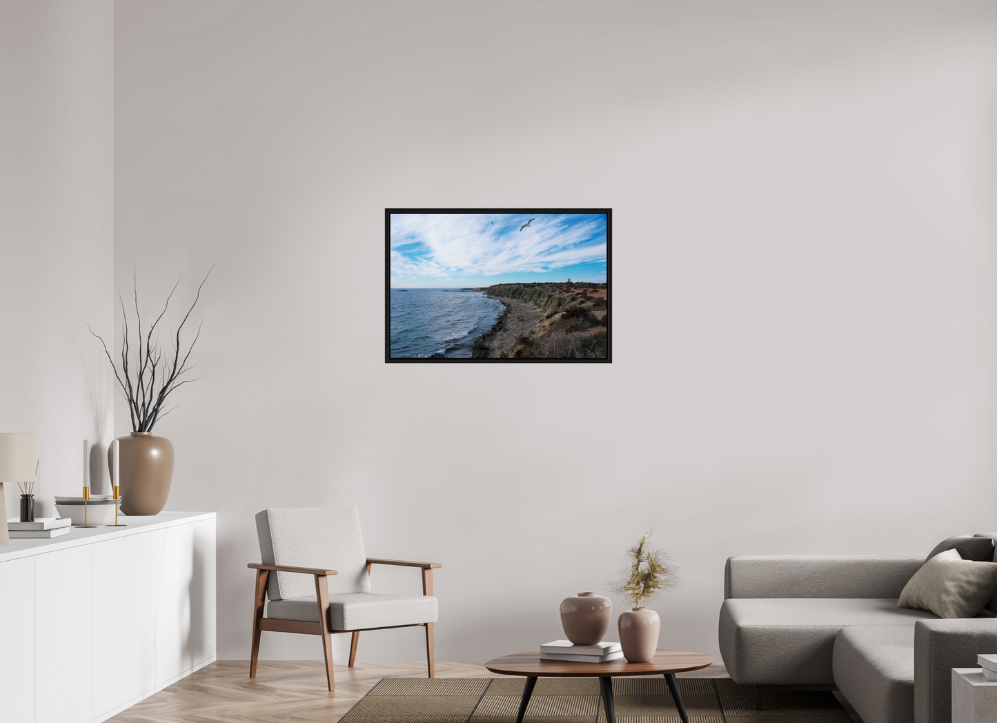 90 x 60 cm, Floater Frame Tabarca Island