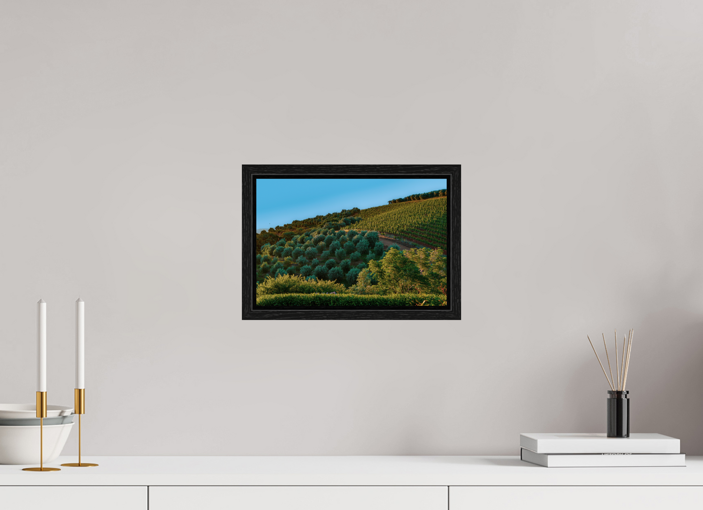 30 x 20 cm, Floater Frame Stellenbosch fields