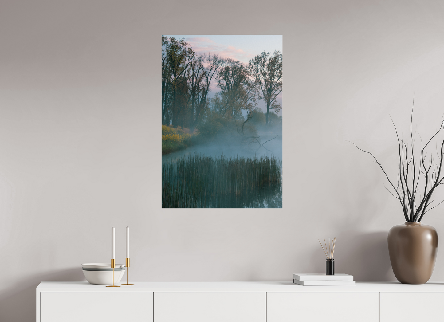 60 x 86 cm, Photo Print Under Acrylic Glass Veil of Silence