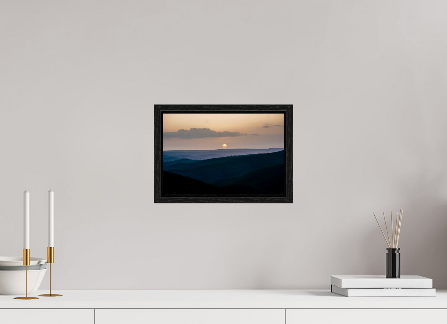 30 x 20 cm, Floater Frame African Sunset