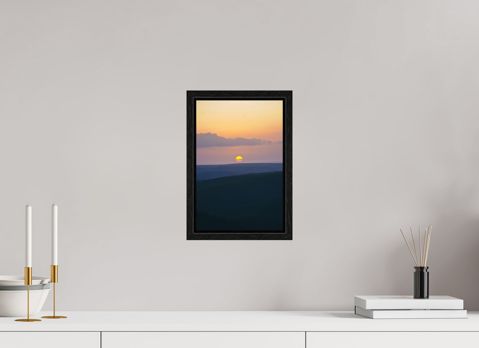 20 x 30 cm, Floater Frame African Sunset