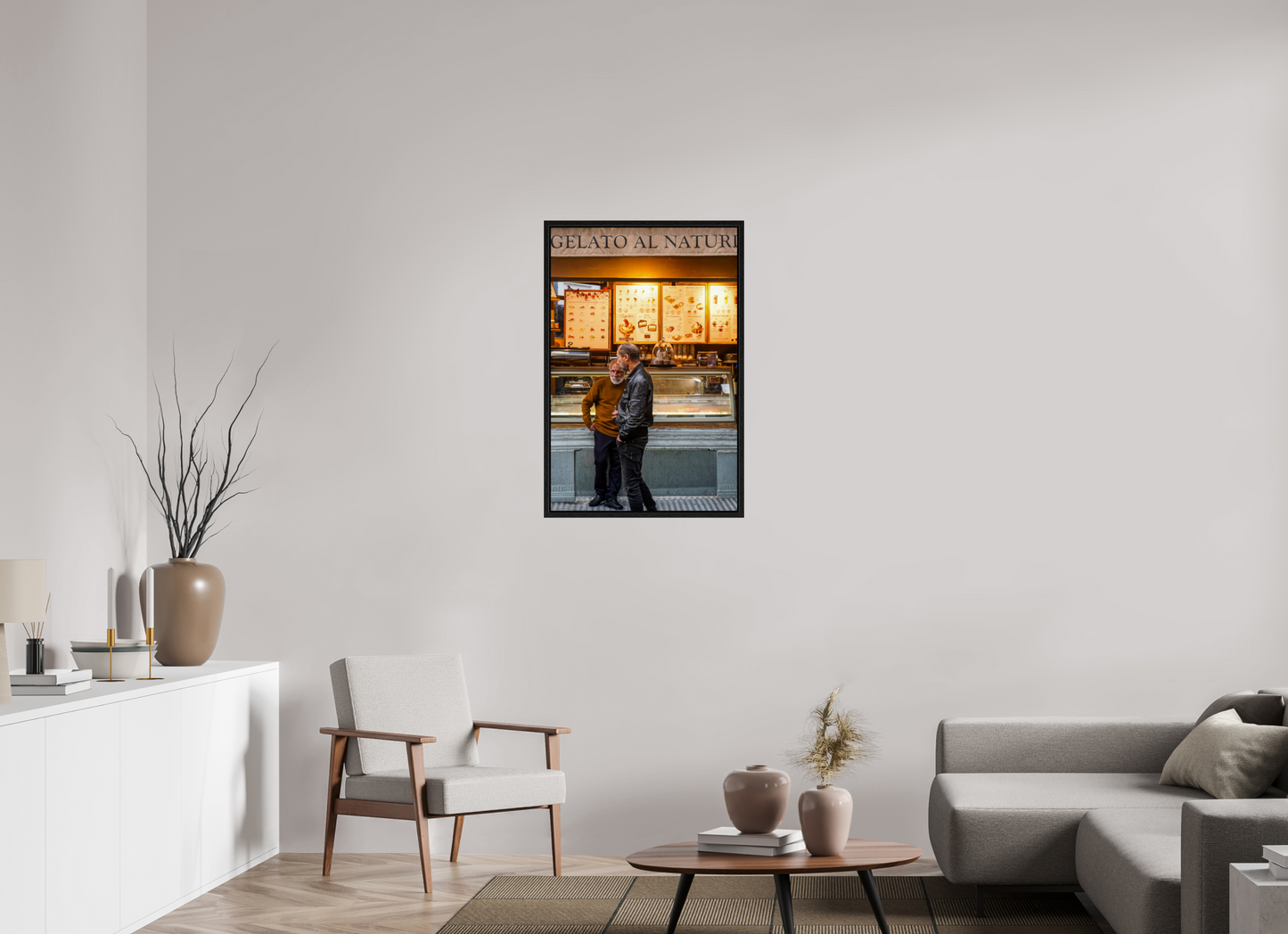 60 x 91,2 cm, Floater Frame Gelato in Antwerp