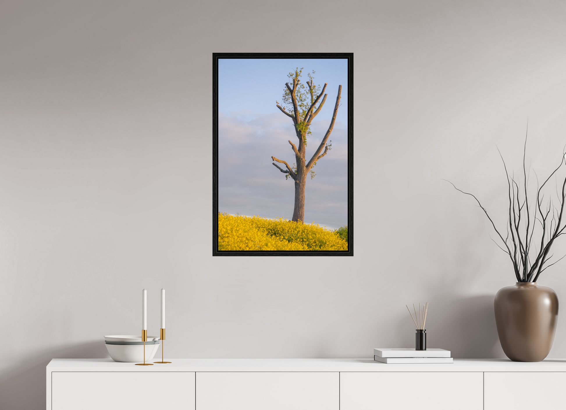 50 x 74,2 cm, Floater Frame The Quiet Tree