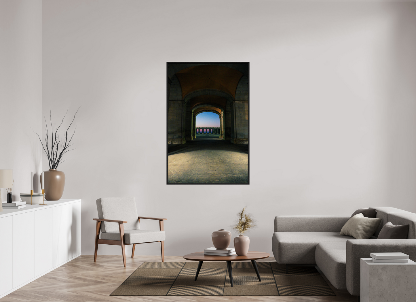 100 x 150 cm, Floater Frame Madrid view