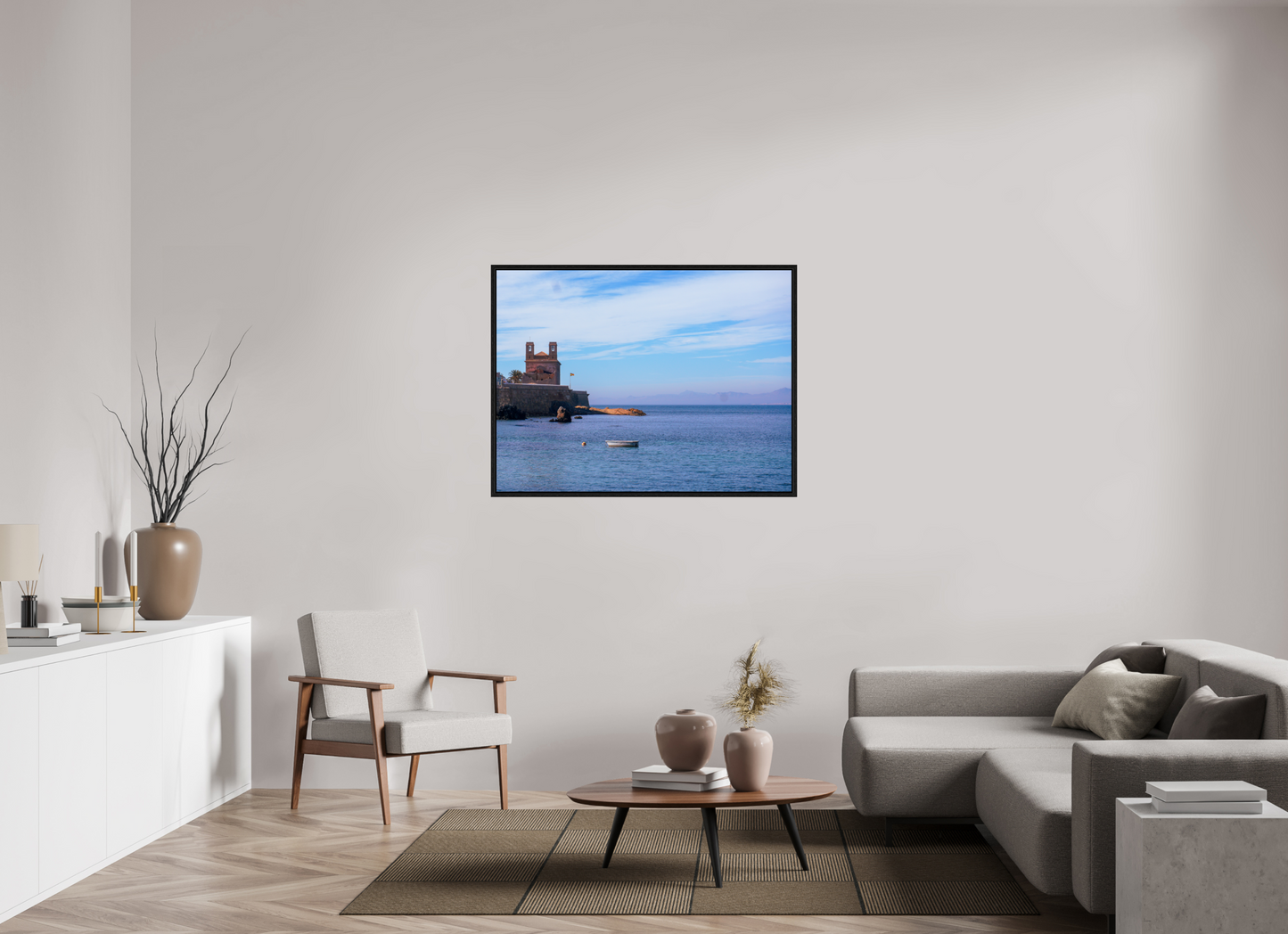 120 x 90 cm, Floater Frame Tabarca