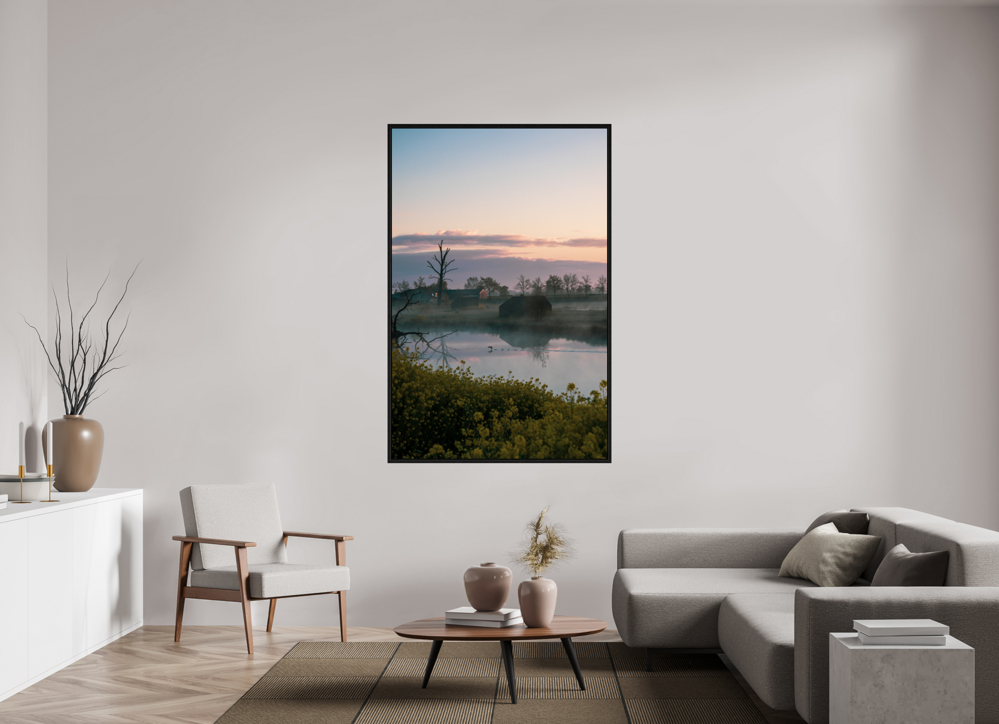 110 x 169 cm, Floater Frame The Quiet Crossing