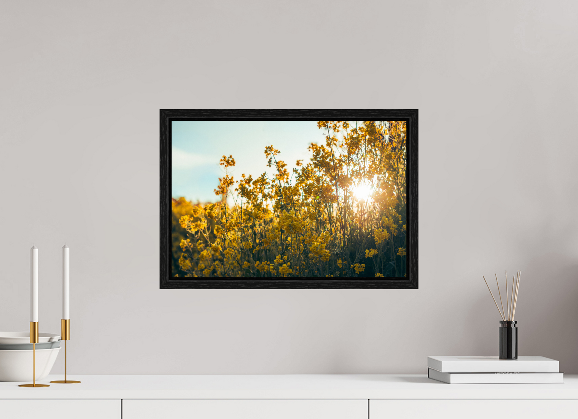 45 x 30 cm, Floater Frame Springlight
