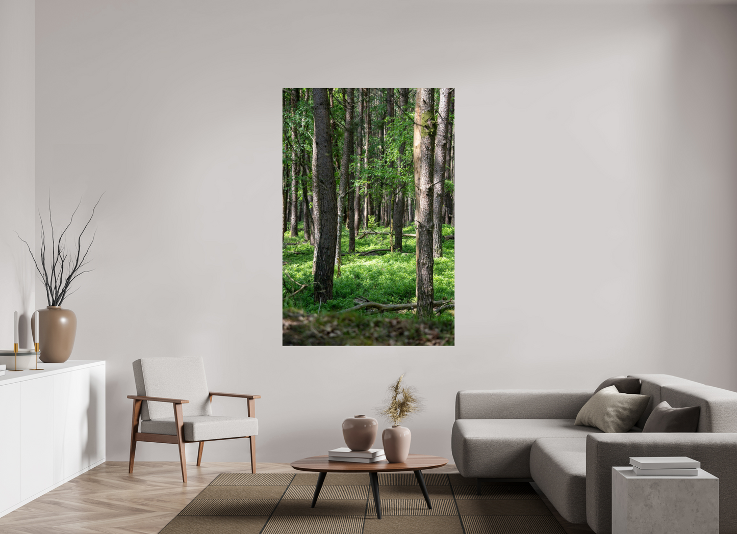 120 x 180 cm, Photo Print On Fuji Crystal DP II Forest Stillness