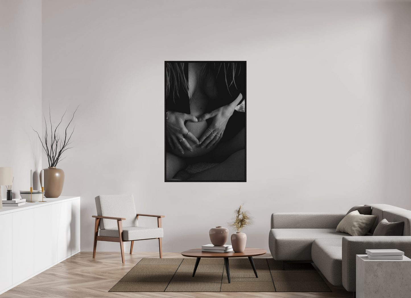 100 x 150 cm, Floater Frame Within