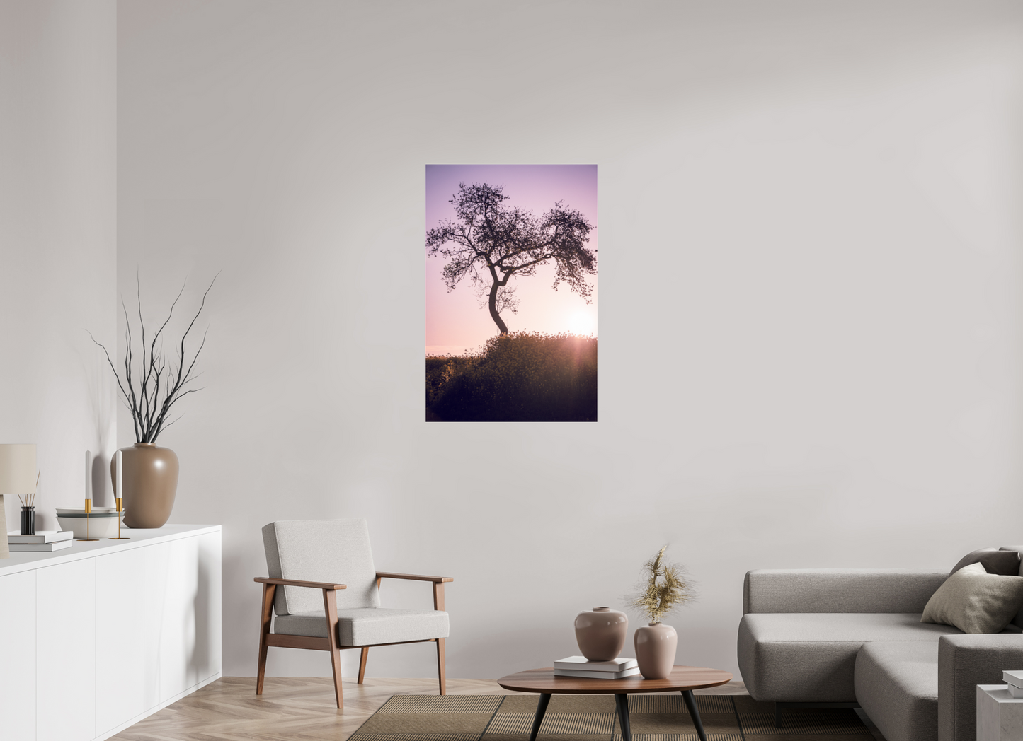 70 x 105 cm, Photo Print Under Acrylic Glass Silent Radiance