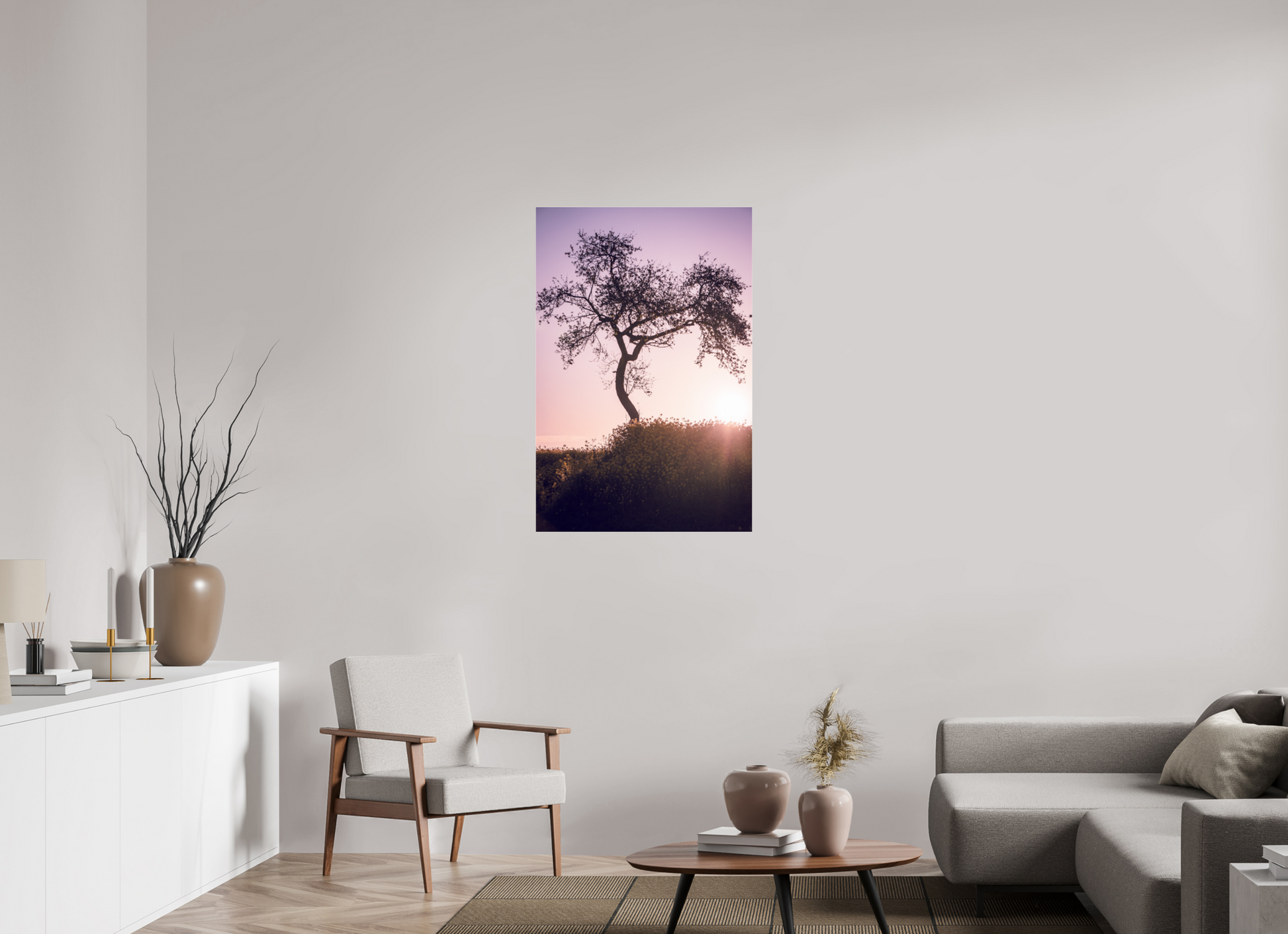 70 x 105 cm, Photo Print Under Acrylic Glass Silent Radiance
