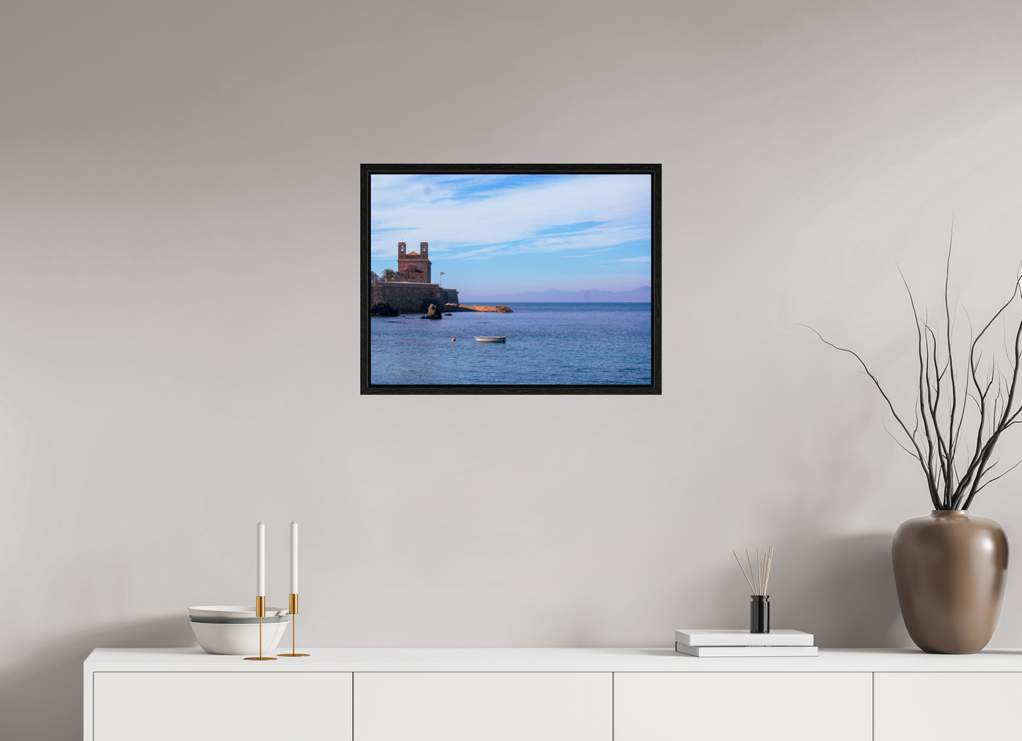 60 x 45 cm, Floater Frame Tabarca