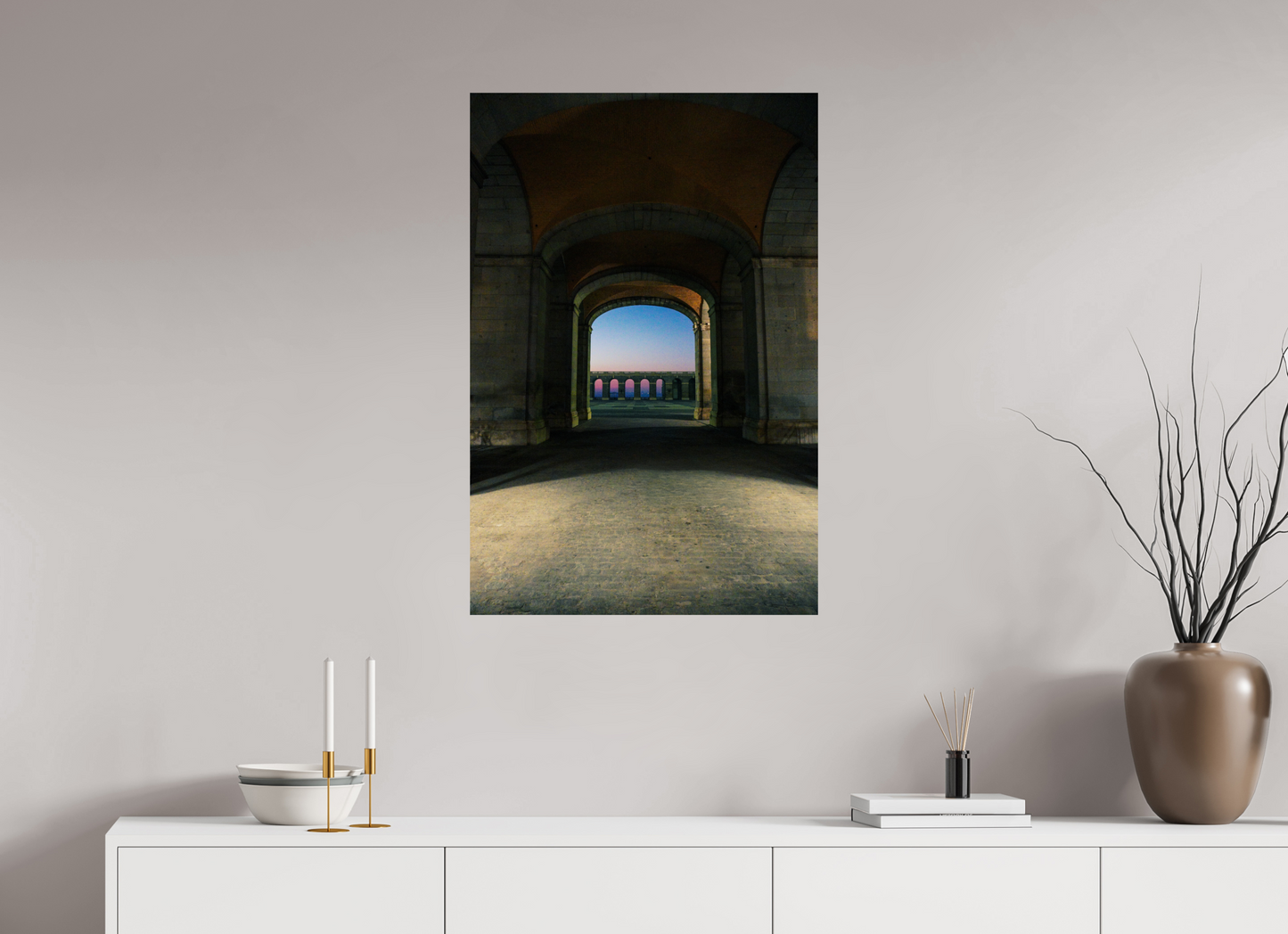 60 x 90 cm, Photo Print On Fuji Crystal DP II Madrid view