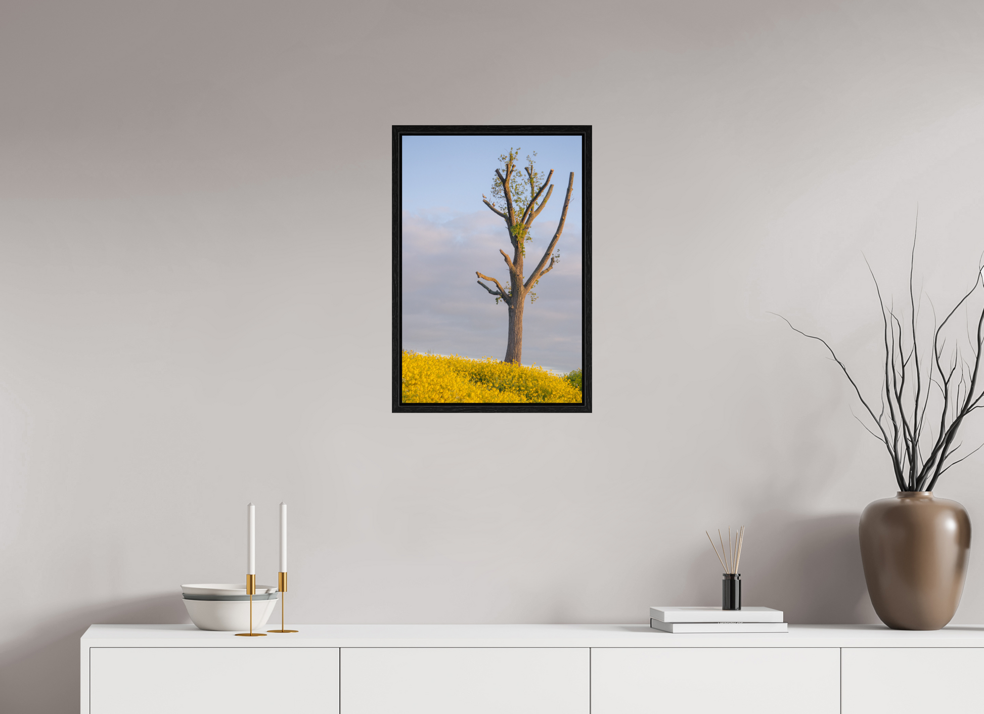 40 x 59,4 cm, Floater Frame The Quiet Tree