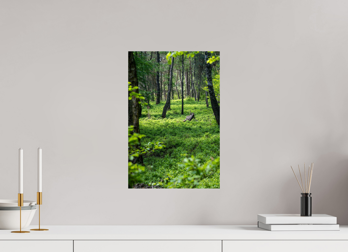 30 x 45 cm, Photo Print On Fuji Crystal DP II The Forest Heart