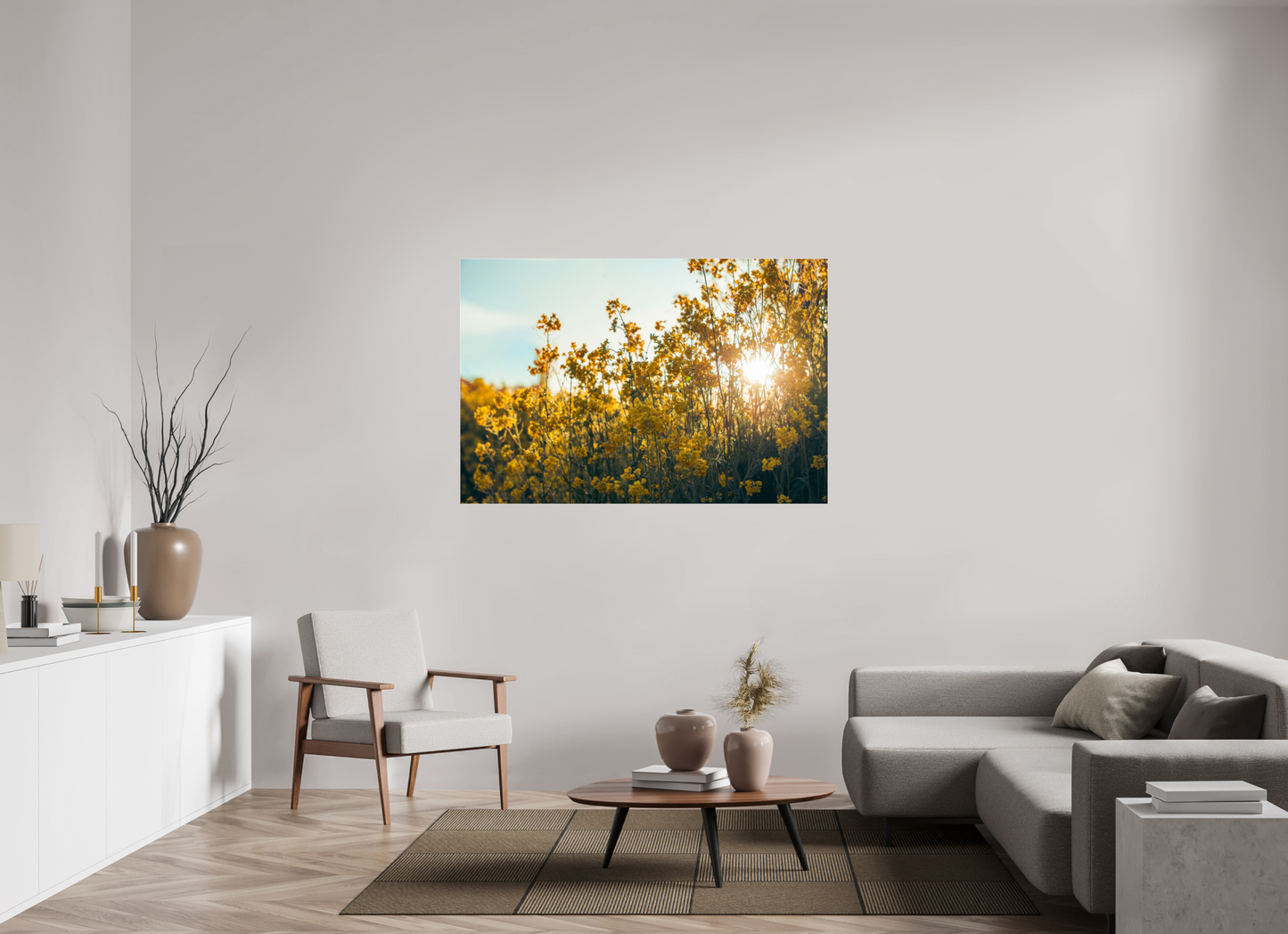 150 x 100 cm, Photo Print Under Acrylic Glass Springlight