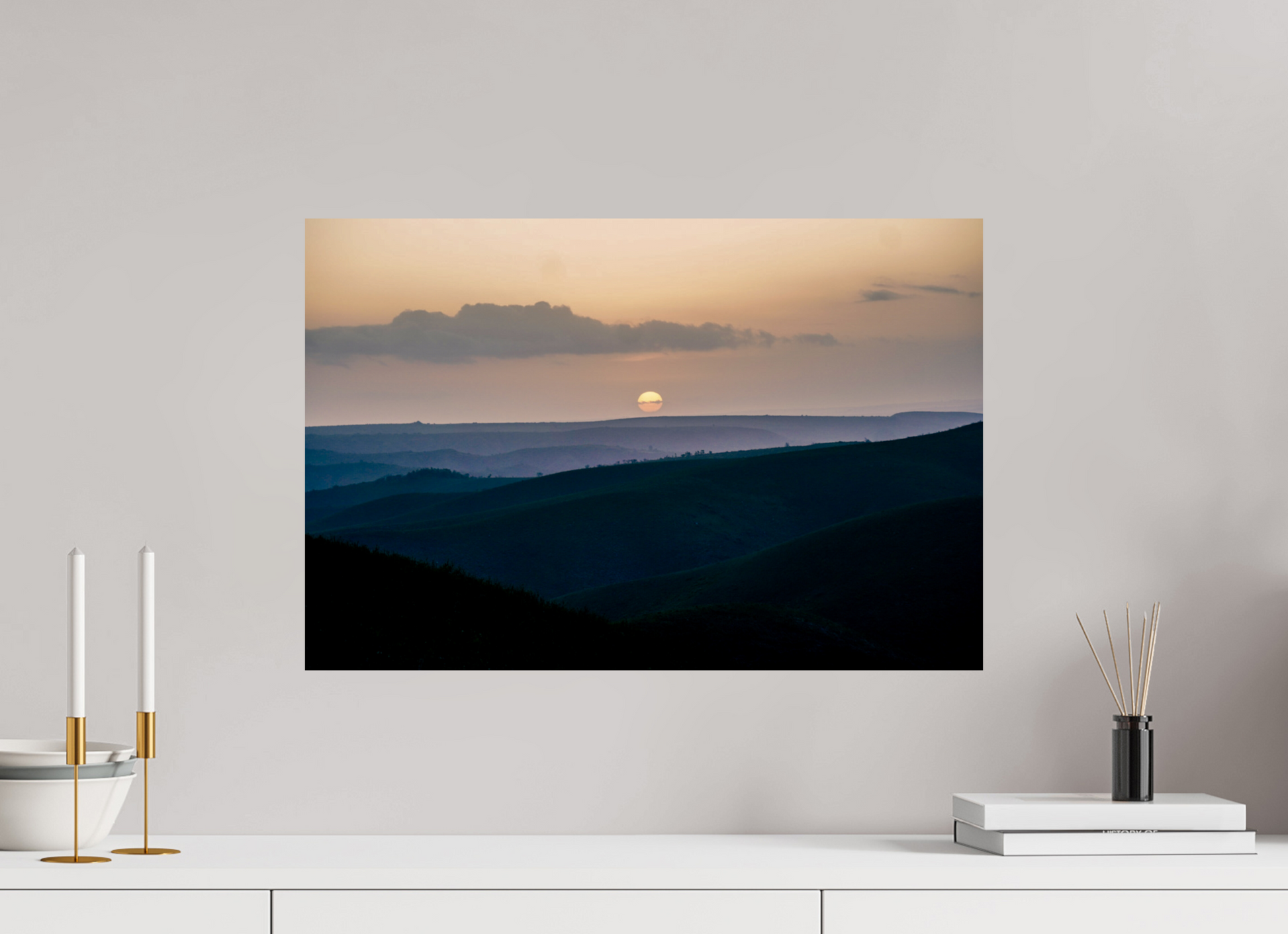 60 x 40 cm, Photo Print On Fuji Crystal DP II African Sunset