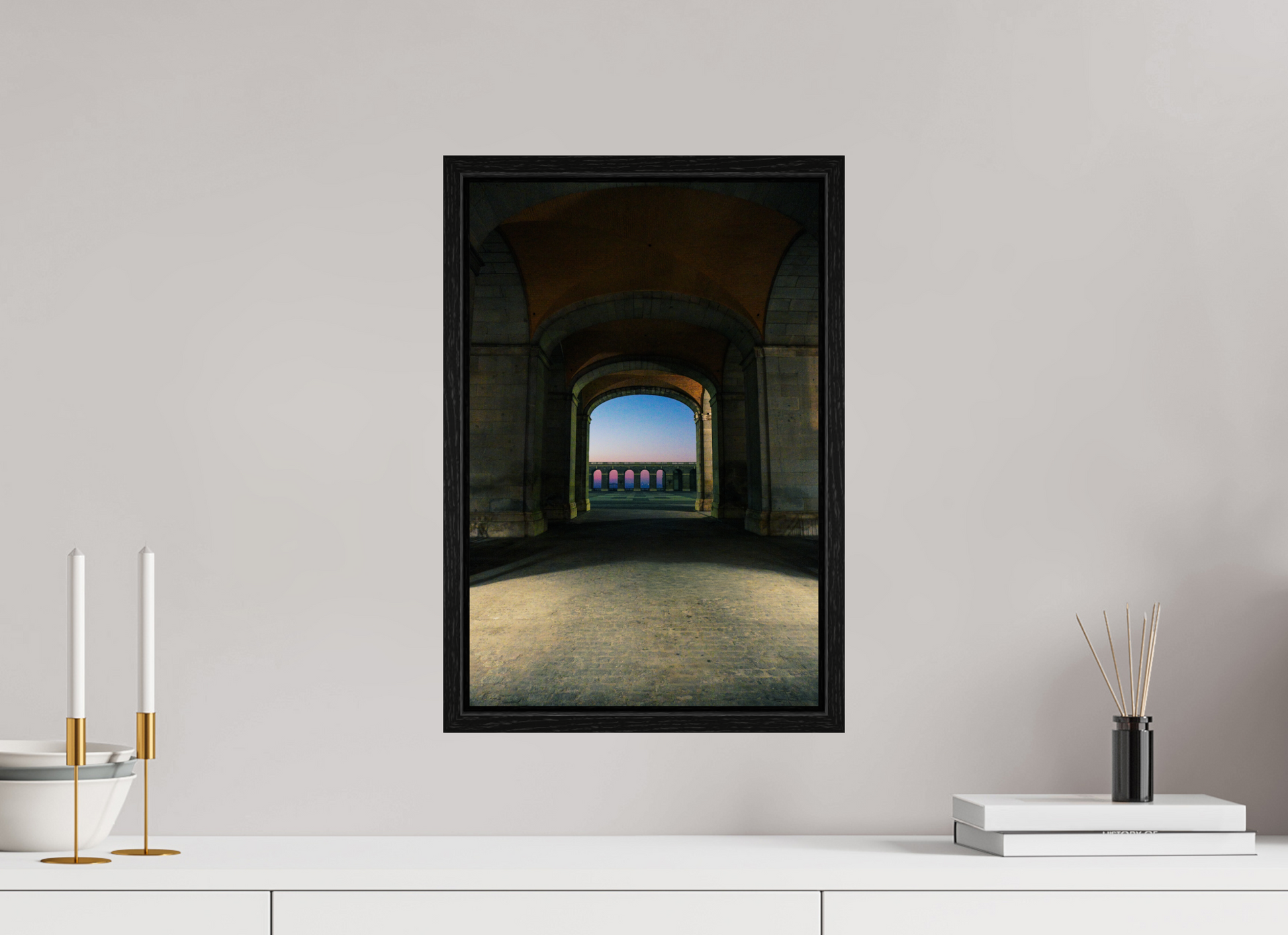 30 x 45 cm, Floater Frame Madrid view
