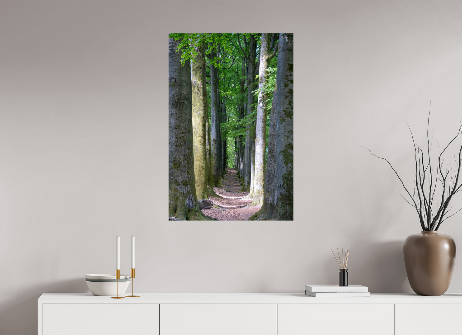60 x 90 cm, Photo Print On Fuji Crystal DP II Emerald Corridor
