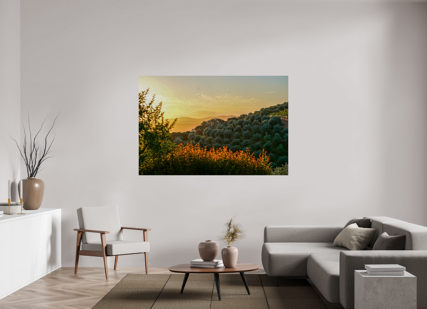 180 x 120 cm, Photo Print On Fuji Crystal DP II Stellenbosch fields