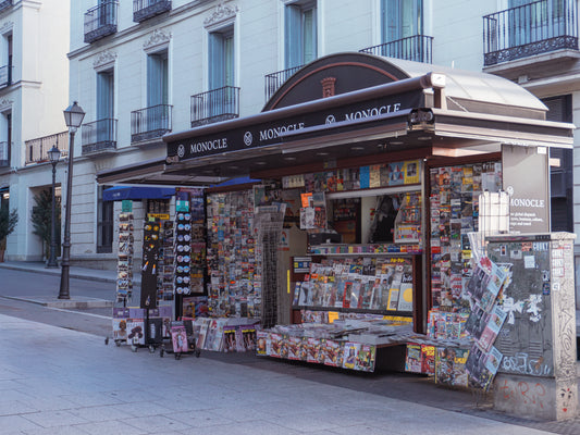 Corner Stand Madrid – Spain Street Photography Print