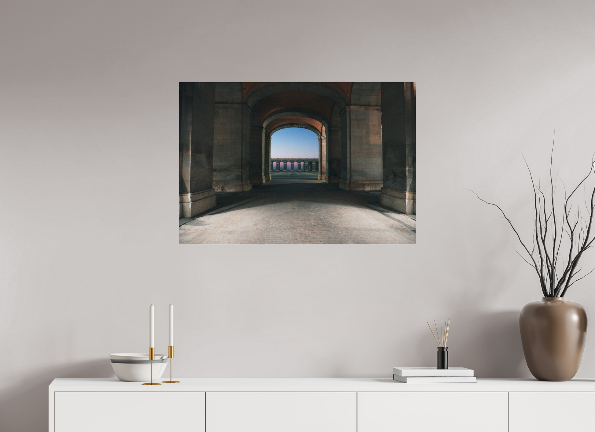 87,7 x 60 cm, Photo Print Under Acrylic Glass Madrid