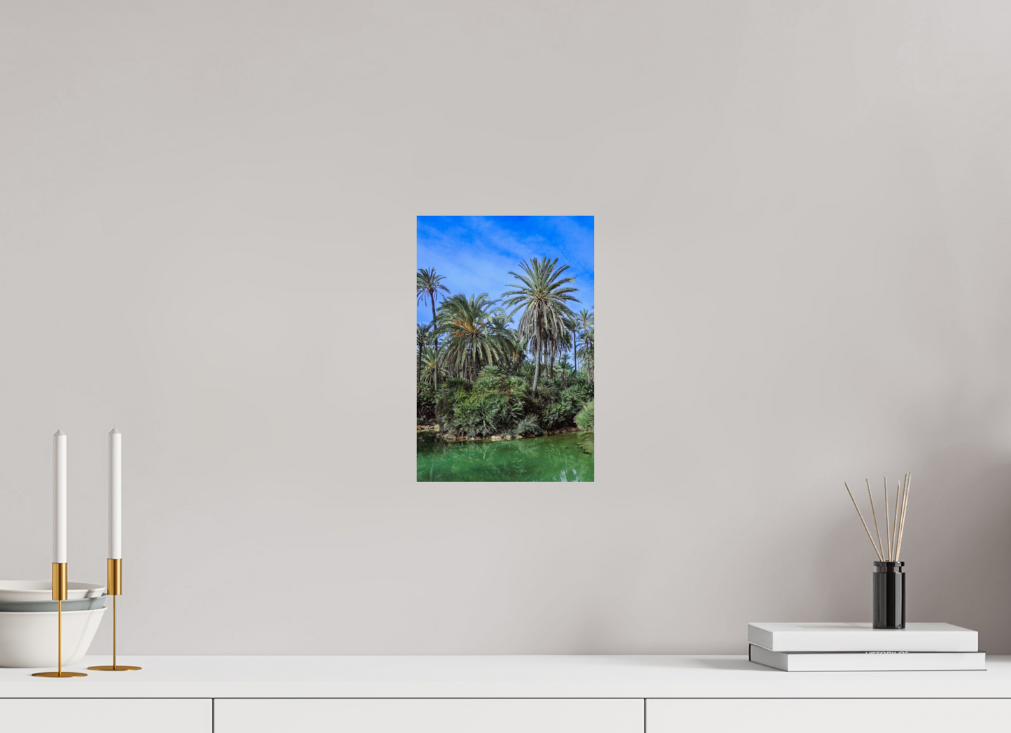 20 x 30 cm, Photo Print On Fuji Crystal DP II Las palmeras
