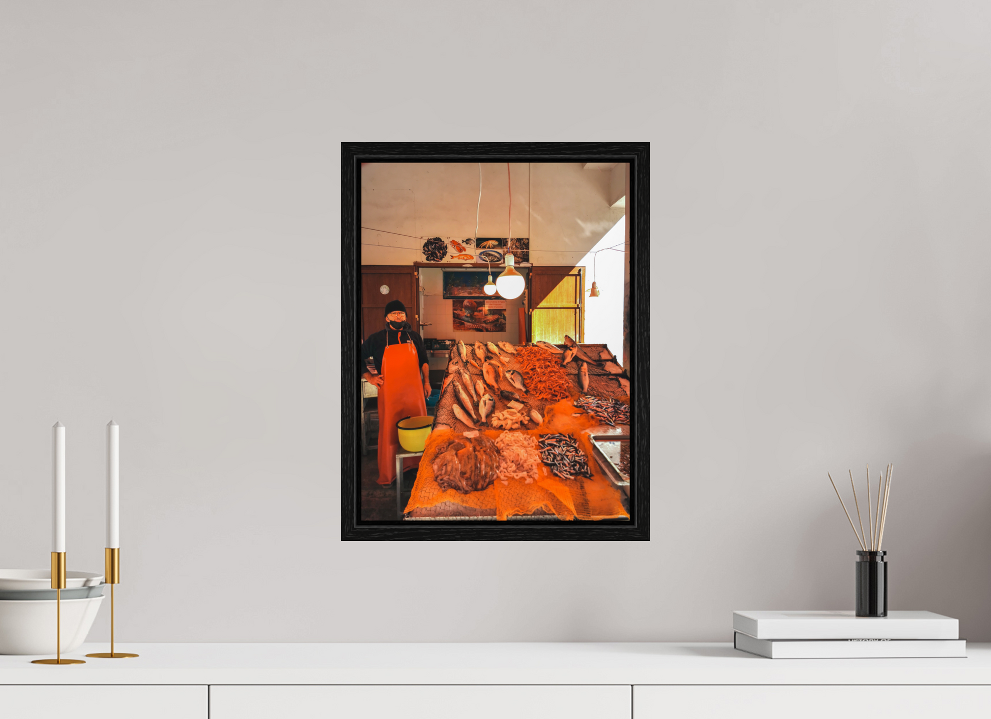30 x 40 cm, Floater Frame Fish in Palermo