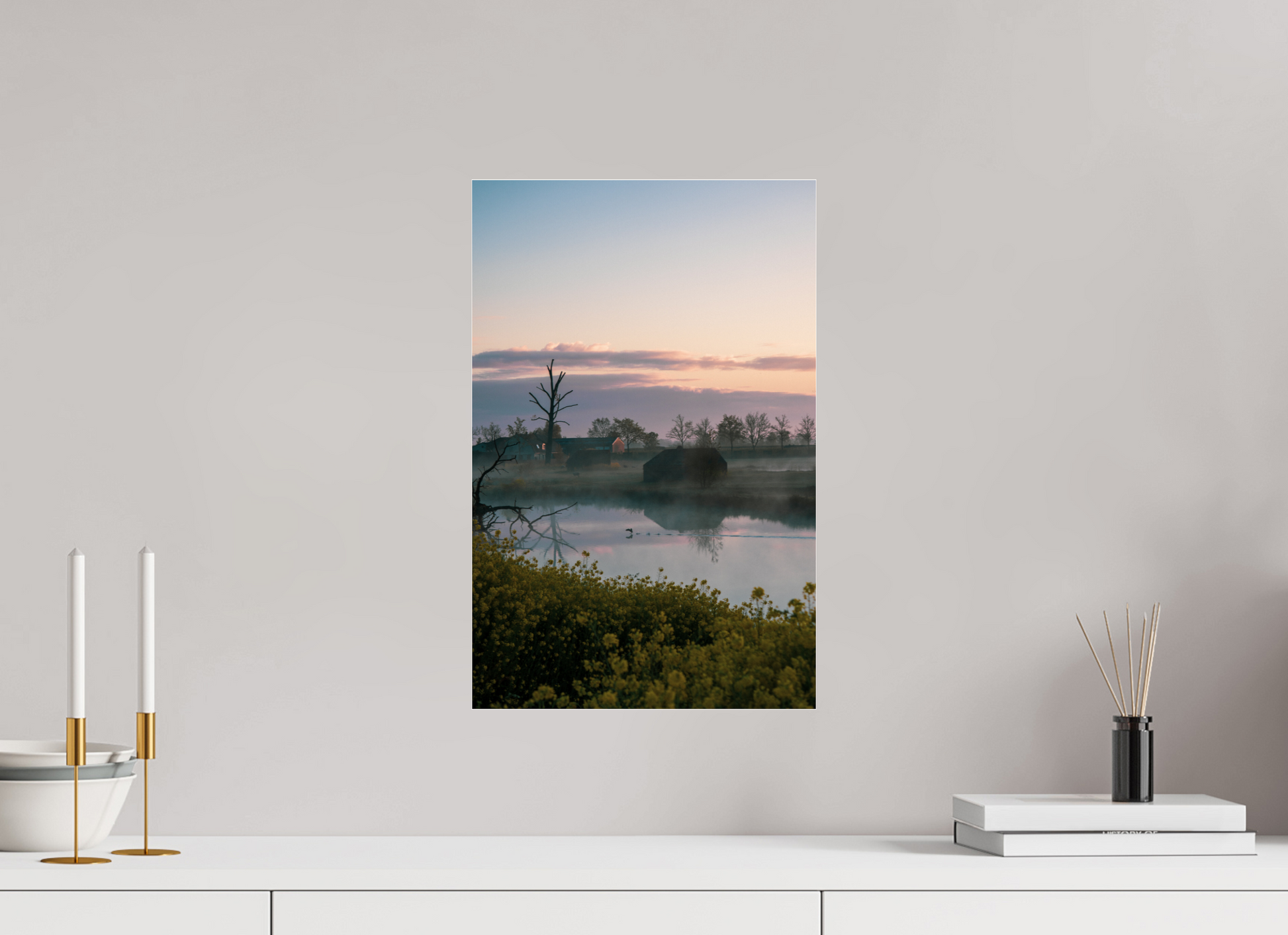30 x 46,1 cm, Photo Print Under Acrylic Glass The Quiet Crossing