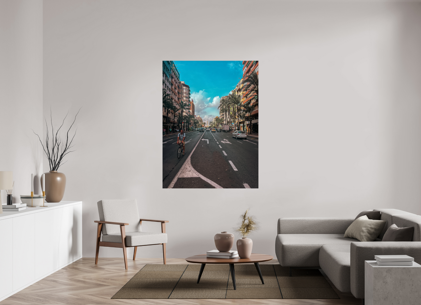 120 x 160 cm, Photo Print On Fuji Crystal DP II The streets of Alicante