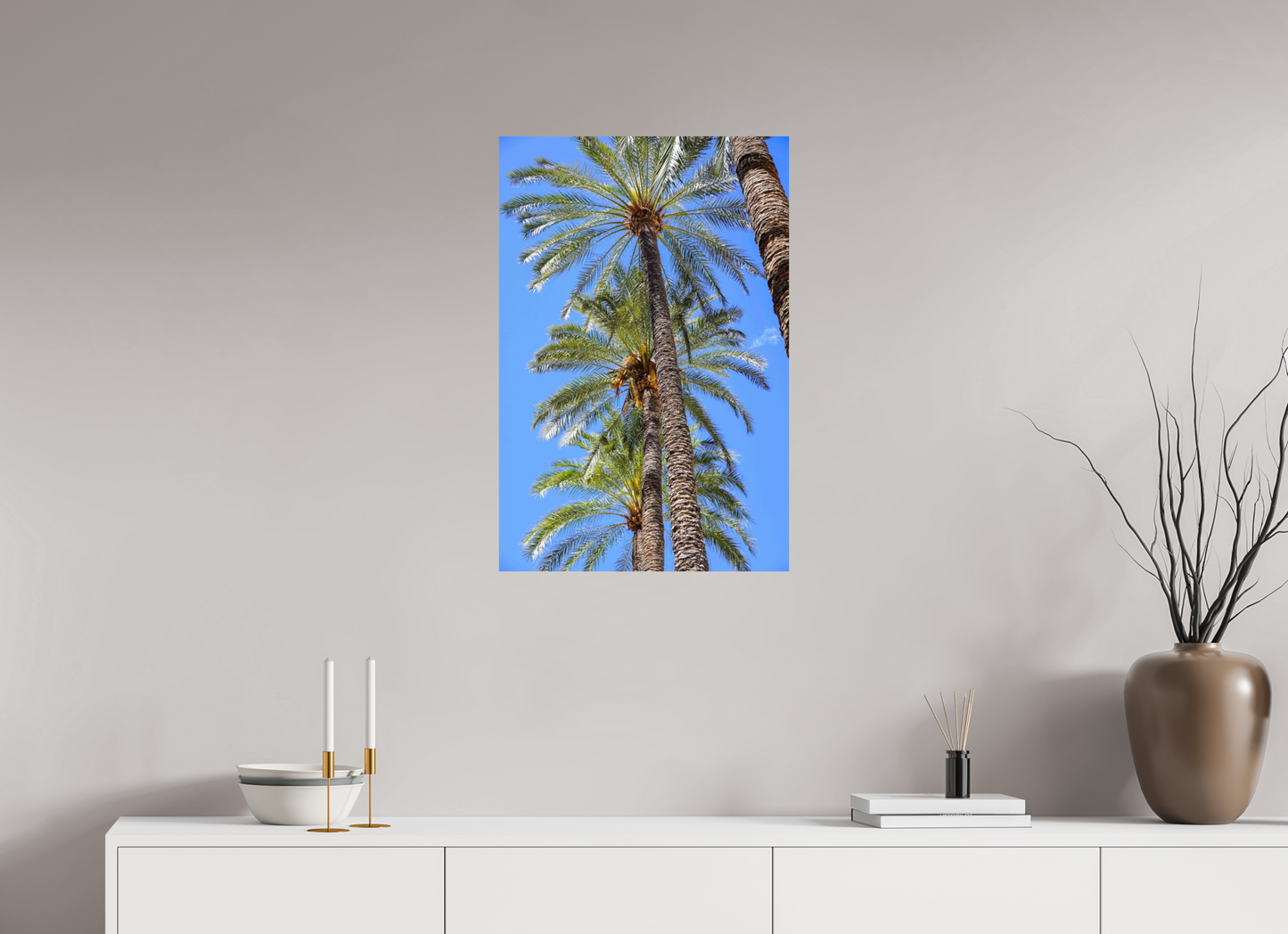 50 x 75 cm, Photo Print On Fuji Crystal DP II Palmeras